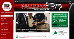 Desktop Screenshot of falconshockey.org